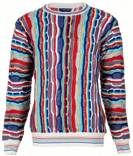 CASCALLO Strickpullover Herren | Style: Luciano, Gestrickter Luxus Rundhals-Pullover (S) - Pullover für Herren mit edlem Design, perfekter Schnitt und hochwertigem Material für höchsten Tragekomfort.