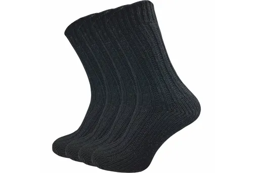 GAWILO Norwegersocken aus Alpaka für Damen - warme & dicke Wollsocken (4 Paar) Weiche Kuschelsocken aus Wolle - ideal gegen kalte Füße