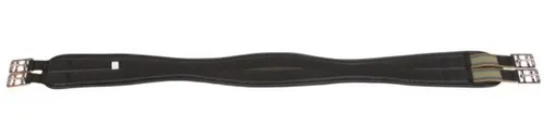 Kerbl 321058 Sattelgurt 140 cm, Schwarz - Sattelgurt aus strapazierfähigem, pflegeleichtem PU, weich und scheuerfrei, ideal für Pferdebesitzer, mit Rollerschnallen für einfaches Nachgurten.