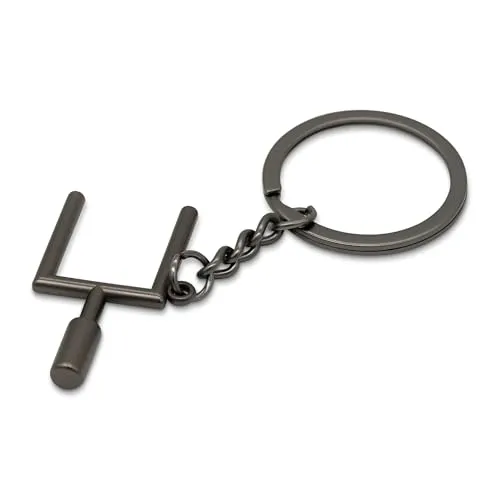 40YARDS American Football Schlüsselanhänger – 3D Goalpost aus Metall mit Schlüsselring – Mini Torpfosten Anhänger für Football Fans – Geschenkidee & Fanartikel für Schlüsselbund & Rucksack