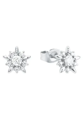 Amor Ohrstecker 925 Sterling Silber mit Zirkonia – Stern Design - Ohrringe für Damen, aus 925 Sterling Silber mit funkelnden Zirkonia-Steinen, perfekt als Geschenk in edler Schmuckbox – für stilvolle Anlässe und unvergessliche Erinnerungen.