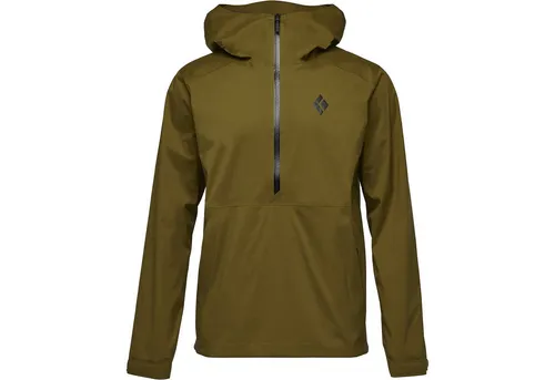 BLACK DIAMOND Herren Jacke STORMLINE STRETCH ANORAK - Wasserdichter und atmungsaktiver Anorak für alle Wetterbedingungen. Mit cleverem Stauraum und elastischem Gewebe für optimale Bewegungsfreiheit – der perfekte Begleiter für Outdoor-Abenteuer.