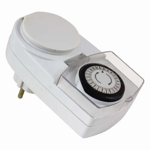 Zeitschaltuhr elektromechanische 24 Stunden Uhr 3680 Watt außen Garten