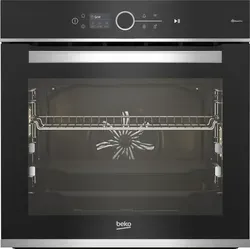 Beko BBIM13500XPSW bPRO 700 Einbau-Backofen - Multifunktions-Backofen mit 71 l Volumen, 15 Funktionen und Pyrolyse zur Selbstreinigung; ideal für stressfreies Kochen und perfekte Ergebnisse dank CookSense Bratenthermometer.