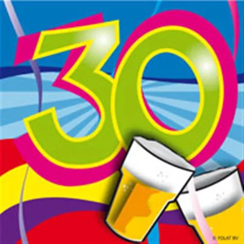 bunte Servietten Swirls WUNSCHZAHL 18 30 40 50 60 Geburtstags PARTY 20