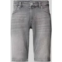 Tommy Jeans Slim Fit Jeansshorts aus Baumwoll-Mix Modell 'RONNIE' in Black, Größe 31