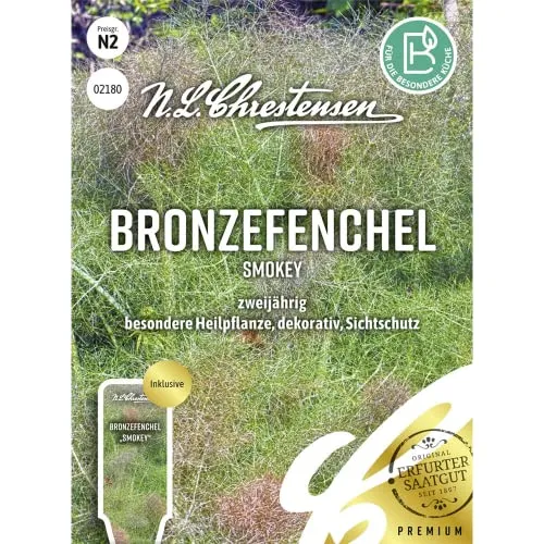Bronzefenchel Smokey, zweijährig, Samen