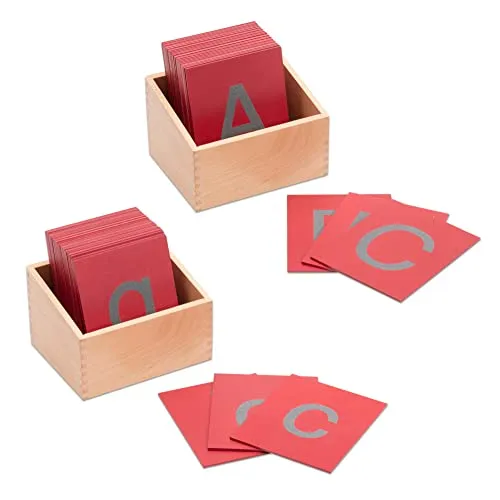 Betzold - Fühl- und Tastplatten, Groß- und Kleinbuchstaben Alphabet Lernmittel Deutsch