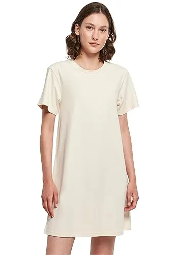 Build Your Brand Damen Kleid Ladies Tee Dress whitesand XL