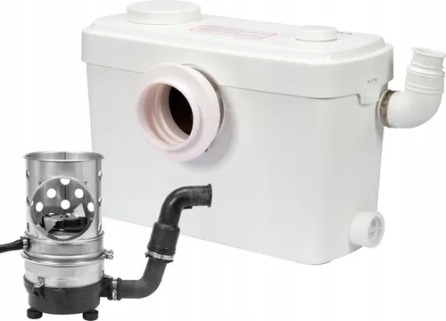 FALA WC Hebeanlage 600W mit Fäkalienpumpe und Zerkleinerer - Wasserpumpen für Badezimmer, vollautomatischer Betrieb, leiser 600W Motor mit 2850 U/min und hohe Kapazität von 150 l/min für flexible Sanitärinstallationen.
