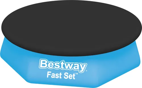Bestway Badetuch Berichterstattung Schwarz für Becken Rund Ø 244 CM - Sonstige Kategorie: Hochwertiges Badetuch für optimale Entspannung am Pool, ideal für Rundbecken mit Ø 244 CM.