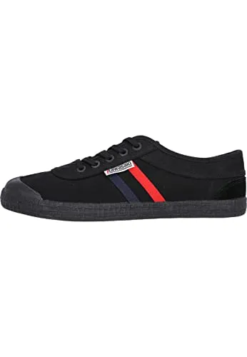 Kawasaki Unisex Retro Canvas Shoe Low-top 1001S in Schwarz - Herren-Sneaker, stylisches Retro-Design und bequeme Passform für den Alltag