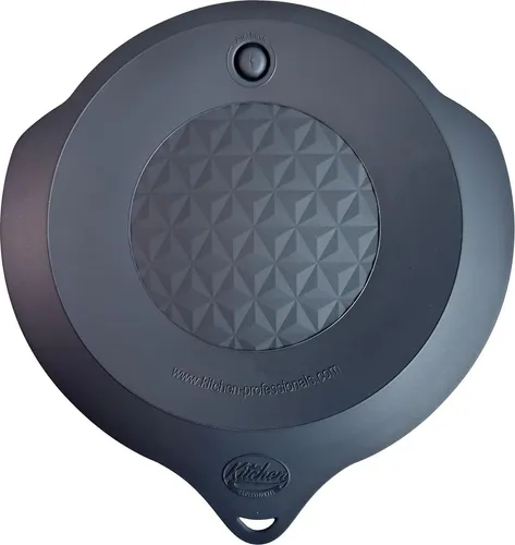 Frischhaltedeckel für Bosch MUM5 Rührschüssel - Silikon, Anthrazit - Rührschüsseln - Optimaler Frischeschutz für Hefeteige dank Airlock-Ventil, 100% lebensmittelecht und spülmaschinenfest für perfekte Gärbedingungen.
