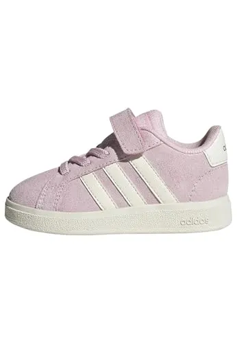 Adidas Unisex Baby Grand Court 00s Shoes Infants, Clear Pink/Off White/Gold Metallic, 26 1/2 EU