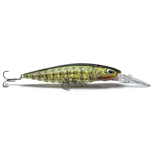 Nays MD MX 110 Medium Runner - Wobbler für Barsch, Zander und Hecht - Lockmittel: 11cm Wobbler mit Schwimmtiefe von 1,2 - 1,5 m, ideal für gezielte Fischerei auf große Raubfische.