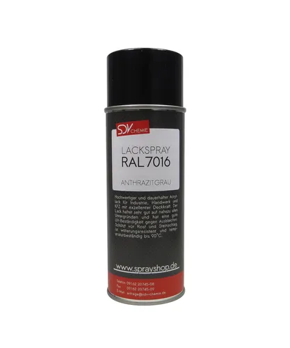 1x LACKSPRAY RAL 7016 ANTHRAZITGRAU glänzend 400ml Acryllack SCHNELLTROCKNEND