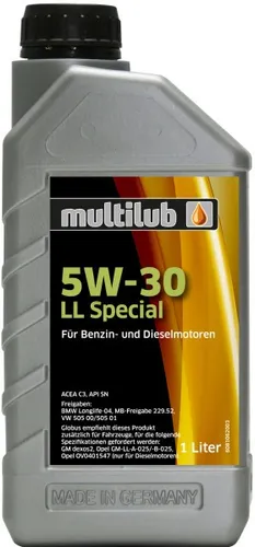 Multilub Motoröl 5W-30LL Special 1L  Motoröl