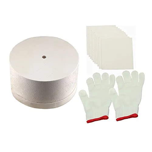 Großes Mikrowellenofen-Set für Glasschmelzofen, 3-teilig