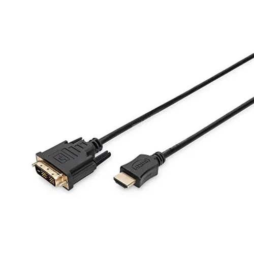 Adapterkabel HDMI > DVI-D | schwarz, 2 Meter AK-330300-020-S | 4016032295914