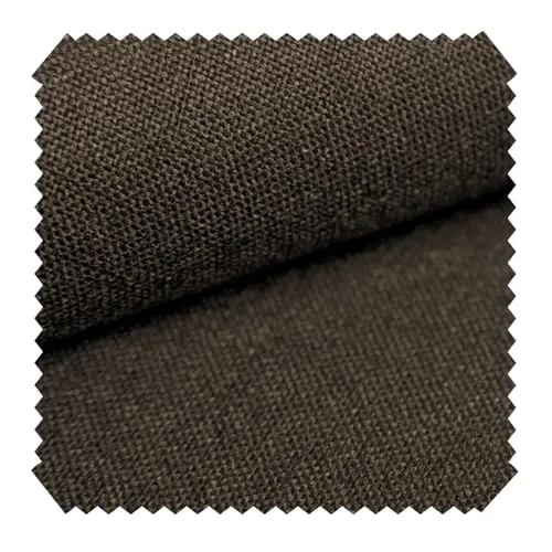 novely® AUEN Premium Möbelstoff - Robuster Webstoff - Fein Gewebter Polsterstoff - Pflegeleichte Meterware 1lfm | Farbe: 04 Braun