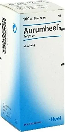 Aurumheel N 100 ML - Homöopathisches Arzneimittel zur Linderung nervös bedingter Herz- und Kreislaufstörungen, ideal für eine sanfte Unterstützung des Herz-Kreislaufsystems.
