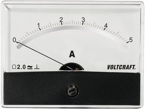 VOLTCRAFT AM-86X65/5A/DC AM-86X65/5A/DC Einbau-Messgerät AM-86X65/5A/DC Drehspule