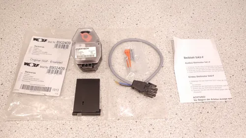 Wolf Stellantrieb SA 2F - 1F - Brenner & Kessel, neuer Stellantrieb, ersetzt SA1-F, passt perfekt für verschiedene Modelle wie NU17-25/32-50 und HU-2-22-29/2-37-45.