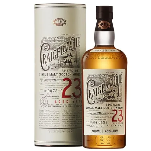 Craigellachie 23 Jahre Single Malt Whisky - Whisky - Komplexer Charakter, vollmundig und langanhaltend. Genießen Sie diesen exquisiten Whisky mit schnellem Versand und tollen Prämien bei mySpirits.
