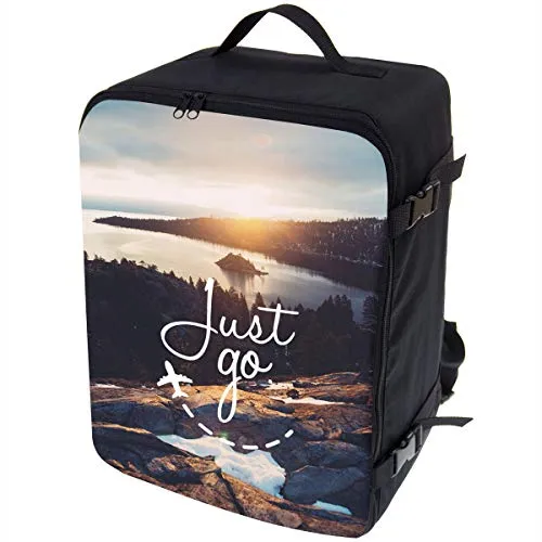 Multifunktions Handgepäck Rucksack gepolstert Flugzeugtasche Handtasche Reisetasche Rucksack gepolstertkoffer für Flugzeug Größe 40x30x20cm GEH einfach [102]