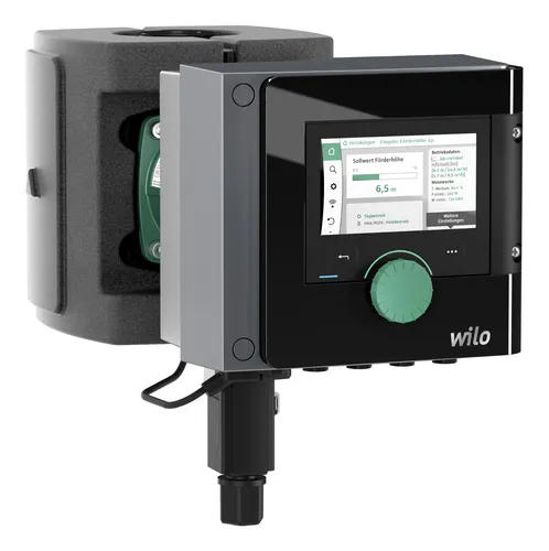 WILO Smart-Nassläufer-Umwälzpumpe Stratos Maxo 25/0,5-8 - Wasserpumpen, energieeffiziente Umwälzpumpe mit hohem Druck von 16 bar, ideal für Heizungs- und Kühlanwendungen.