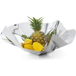 PHILIPPI Margarethe Schale M - Sonstige Tischdekoration, handgefertigte Edelstahl-Schale mit einzigartigen Falten, ideal für frische Früchte und ein stilvolles Statement auf jedem Esstisch.