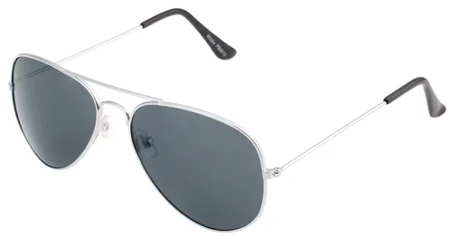 Piloten Brille Schwarz- Silber