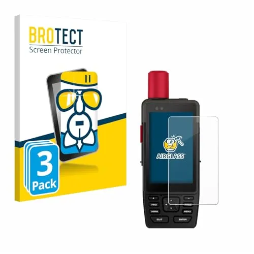 BROTECT 3 Stück Schutzglas für Garmin GPSMAP H1i Plus Schutzfolie Panzer Folie Glas[Extrem Kratzfest 9H, Anti-Fingerprint, Ultra-Transparent]