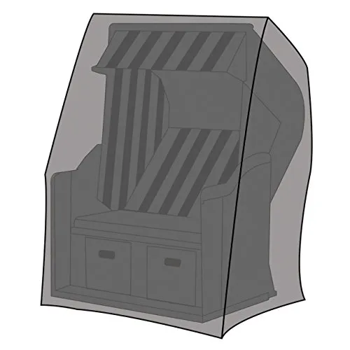 LEX Schutzhülle Deluxe für Strandkörbe - Abdeckhaube für Möbelsets, schützt Ihre Gartenmöbel vor Witterungseinflüssen und UV-Strahlung mit wasserdichtem Oxford 420D Polyester für hohe Flexibilität und Langlebigkeit.