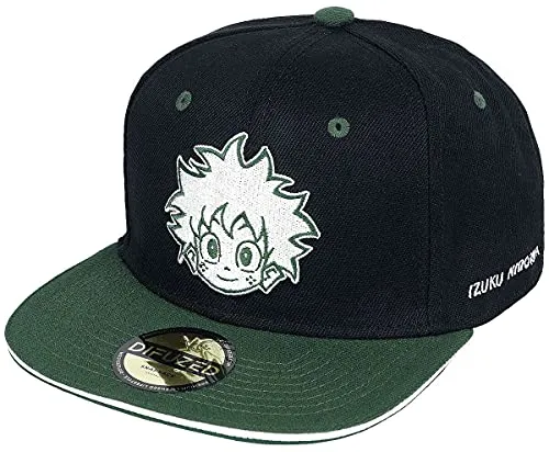 Difuzed Unisex Gorra Izuku Midoriya Hero Academia, Grün, Einheitsgröße EU