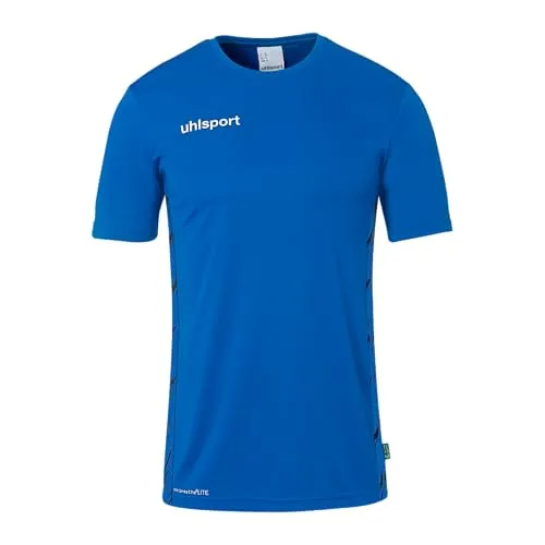 uhlsport Herren Progressive 28 Poly Kurzarm Shirt, Azurblau, L EU