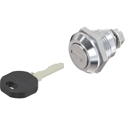 1x Zylindervorreiber Schloss Drehriegel Schaltschrank abschließbar Spindschloss 1C48-618