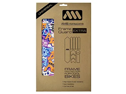 Rahmenschutz-Set – EXTRA 10 Stück – Born to Be Rider – blau