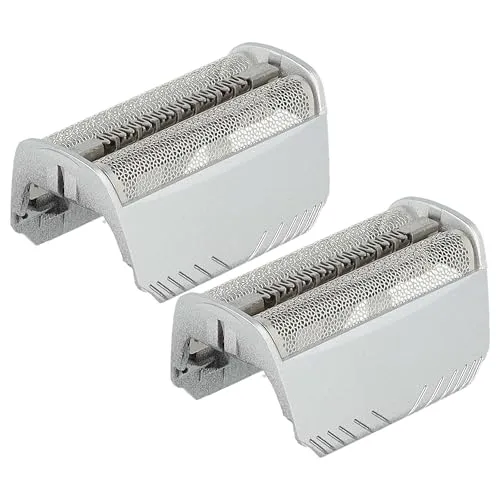 vhbw 2x Doppelscherfolie kompatibel mit Braun 7790, SmartControl, Syncro, 7765, 7785, FIX400, 7783, SyncroPro, TriControl Elektrorasierer + Rahmen