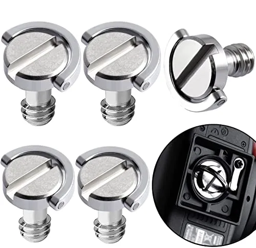 1/4 zoll Schrauben Kameraschraube Camera Mounting Screw 5Stk Stativ Schraube für Kamera-Stativ Schnellverschluss Platte Einbeinstativ Elektronisches Zubehör (5)