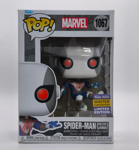 Funko Pop Spider-Man (Bug-Eyes Armor) 1067 Winter Con. '22 Limited Edition