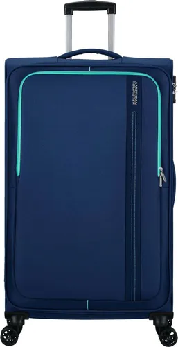 American Tourister Sea Seeker Spinner XL - 80 cm Koffer - Extra großer Koffer mit 92.5 L Volumen, ideal für zweiwöchige Reisen. Ausgestattet mit einem 3-stelligen TSA-Schloss und Doppelrollen für müheloses Reisen.