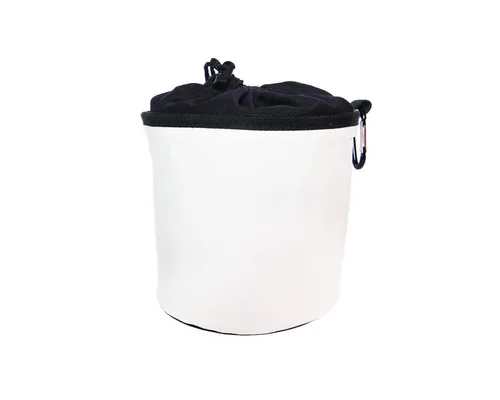 trendfinding Wäscheklammern Wäscheklammerbeutel aus Baumwolle mit Karabinerhaken, Auf links Waschbar bei 40 Grad/bügelbar, Trockner auf niedriger Stufe