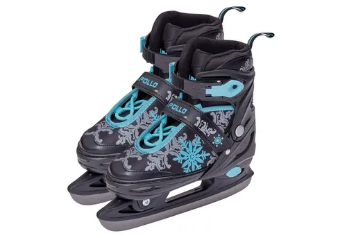 Apollo Schlittschuhe Schlittschuhe größenverstellbar Ice Skates X-Pro, Größenverstellbar, dreistufige Sicherung