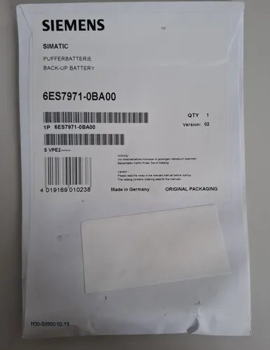 Siemens 6ES7971-0BA00 Batterie für Simatic S7-400 von Siemens