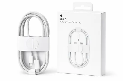 Original Apple 1M USB-C zu USB-C 60W Ladekabel gewebt iPhone 15 16 17 Pro Max