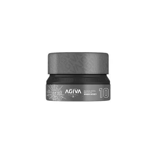 Agiva Styling Hair Wax Spider 10 - Grey 155ML in orange von Agiva