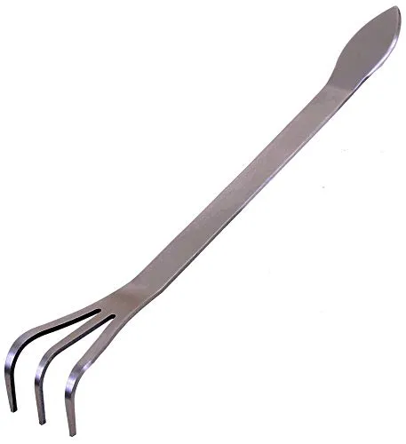 Dingmu Bonsai Wurzelkralle mit Spatel 255 mm Edelstahl 60992