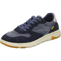camel active Herren 54HV002 Sneaker, Blau, 40 EU - Herren-Sneaker aus robustem Canvas mit Lederbesatz, leicht und bequem dank EVA-Sohle, ideal für den Alltag und Freizeitaktivitäten.