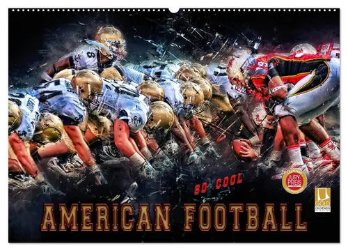 Peter Roder | American Football - So Cool (Wandkalender 2026 DIN A2) - Entdecken Sie die Faszination des American Football mit diesem beeindruckenden Wandkalender. 14 Seiten voller Action und Teamgeist, ideal für Fans und Sportbegeisterte.